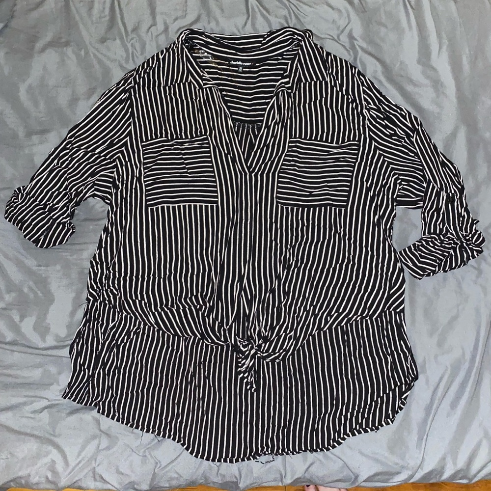 Striped Button Up